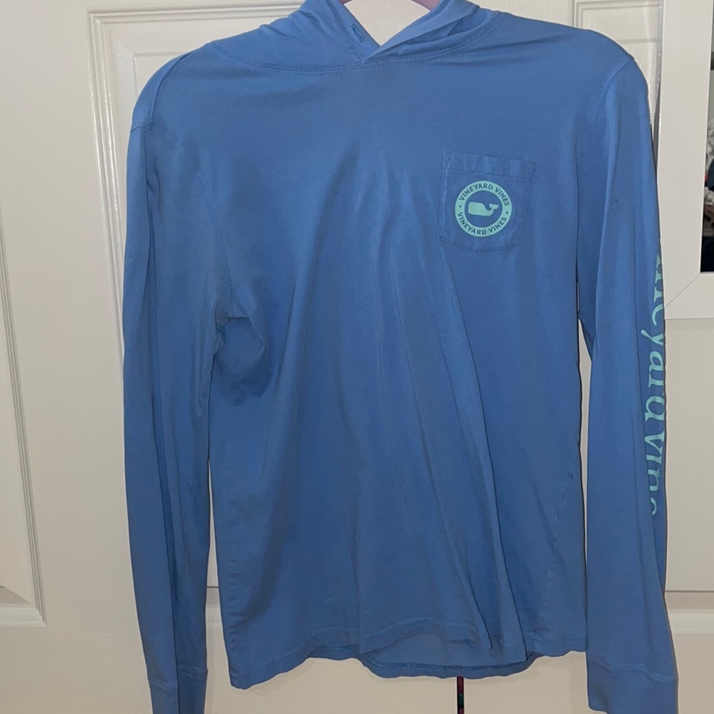 vineyard vines wmns hoodie long sleeve shirt